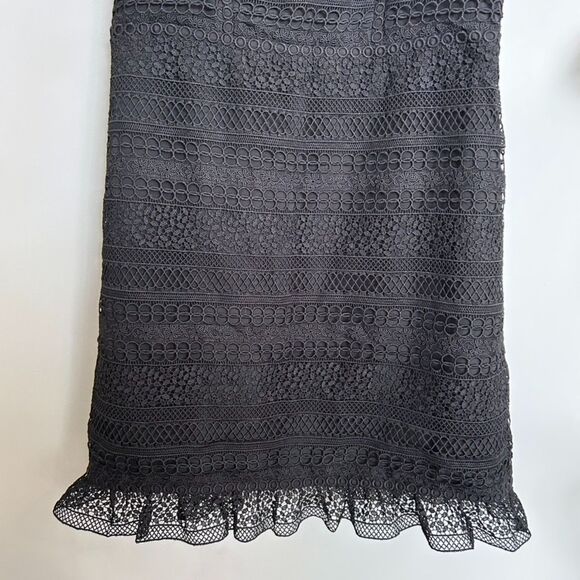 J.Crew Cap-sleeve ruffle dress in mixed lace - Picture 5 of 11